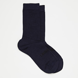 Merino Wool Crew Socks | MAN | Essential | Navy