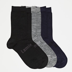Merino Wool Crew Socks | MAN | Essential | Trio