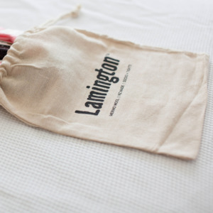 Extras: Lamington Natural Cotton Linen Drawstring Gift Bag
