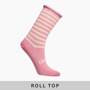 Family Pack Adults: Merino Wool Roll Top Crew Socks | WOMAN | Meringue