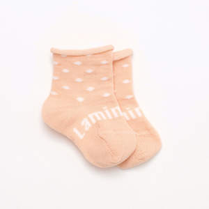 Family Pack Child Baby: Merino Wool Roll Top Crew Socks | BABY | Lychee