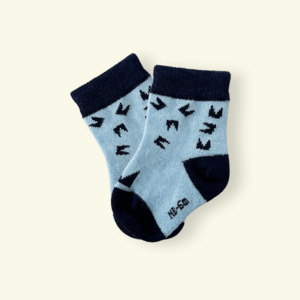 Merino Wool Baby Socks | Night