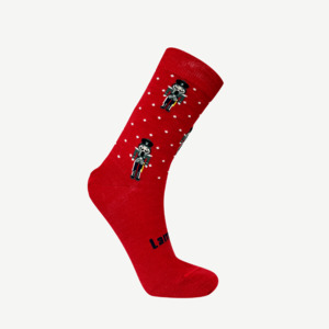 All: Merino Wool Crew Socks | WOMAN | Red Nutcracker