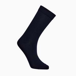Merino Wool Soft Cuff Crew Socks | WOMAN | Navy