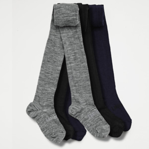 Merino Wool Flat Knit Essential Tights | CHILD | Packs