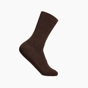 Merino Wool Crew Socks | MAN | Cacao