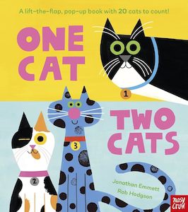Picture Books: One Cat, Two Cats: A lift-the-flap, pop-up book with 20 cats to count!