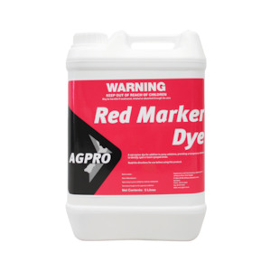 Agpro Red Marker Dye - 5L