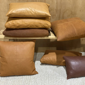 Products: LEATHER AND SUEDE SCATTER CUSHIONS Lapco for Leather
