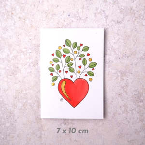 Dark Chocolate Bars: Handpainted Greeting Cards