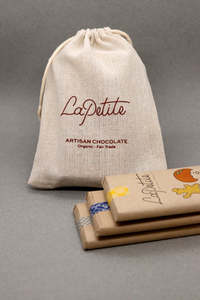 All: Bar Trio in a  Linen Gift Bag * Pick your flavors *