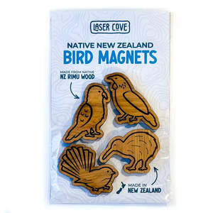 Native Birds Rimu Magnet Pack