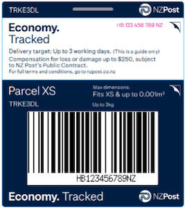 NZ Post Tracked Economy Tickets