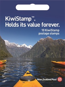 KiwiStamp book of 10 postage stamp booklet