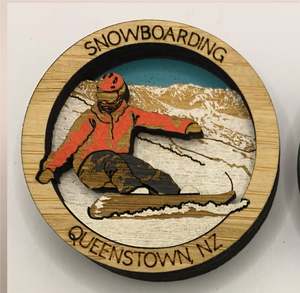 Wholesale Magnets: Snowboarding magnet
