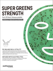 Products: Esthemax HydroJelly Super Green Strength – Peel Off Mask