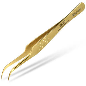 Vetus MCS-24A Tweezers - Gold Chrome