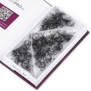 All Eyelash Extension Lash Trays: 8D 1000 Pro Made Fans - Loose