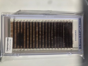 Products: VIVIENNE Elite Lash Tray D Curl Dark Brown .07 ⋆ Lashworx