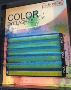 Products: Colour Lashes Light Blue Mini Tray 0.7mm A Curl Mixed ⋆ Lashworx