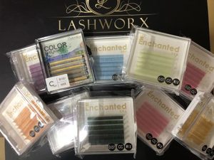 Products: Enchanted Colour Lashes 0.7mm CC Mix ⋆ Lashworx