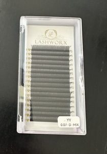 Products: D Curl .07 YY Mixed Lash Tray ⋆ Lashworx