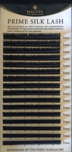 Products: Beautier Prime Silk Lash Tray .12 x 7mm C Curl ⋆ Lashworx