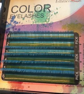 Products: Colour Lashes Ocean Blue Mini Tray 0.7mm C Curl Mixed ⋆ Lashworx