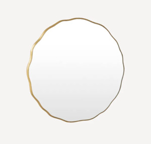 Wave Circle Mirror Small - La Station Design