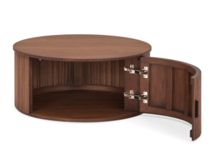 Products: Slow Round Coffee Table - Walnut - La Station Design