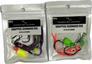 Rigs: HAWKES BAY SLAYERS - SNAPPER / GURNARD RIG