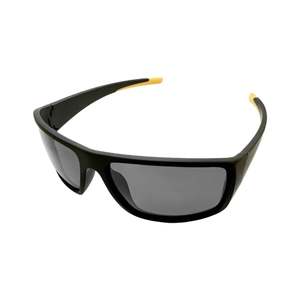 Apparel: Mad About Fishing - Black Polarised Sunglasses with Yellow Arms