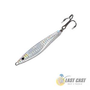 JIGGLE LURE BLUE BAIT KAHAWAI JIG SPINNER LURE SILVER