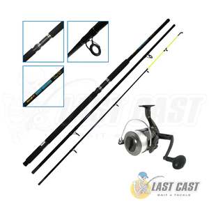 JIGGLE LURE - SURF MASTER ROD COMBO 14FT 3 PIECE 15-30LB WITH 75CM RULER 8000 MG SPIN REEL