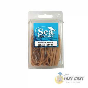 Tackle Accessories: SEA HARVESTER - RUBBER BANDS NO32 50PCK