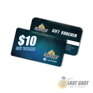 Camping: LAST CAST - GIFT VOUCHER CARD