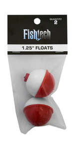 Freshwater: FISHTECK - FLOATS 1.25 INCH 2 PACK