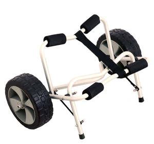 NZ KAYAKER - FOLDING KAYAK TROLLEY WITH ZERO PRESSURE WHEELS
