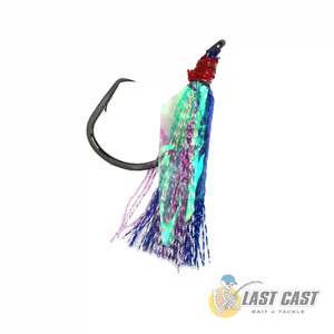 JIGGLE LURE - FLASHER HOOKS BLUE 4PCK