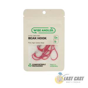 Hooks: WISE ANGLER - BEAK HOOK WITH EXTRA LONG POINT IN PINK