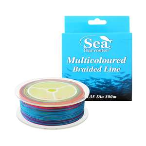 Fishing Line: Sea Harvester - Multicolored Rainbow Braid 300m