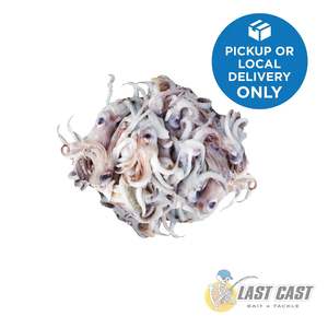 LAST CAST - SQUID HEADS BAIT BAG FROZEN 500g