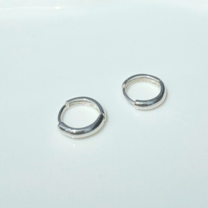 All: Silver serenity earrings