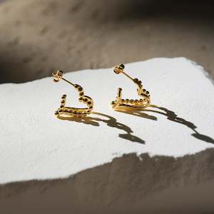 Gold All: Layers of love earrings