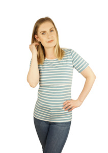 2 For 65: Zara - Aqua Stripe
