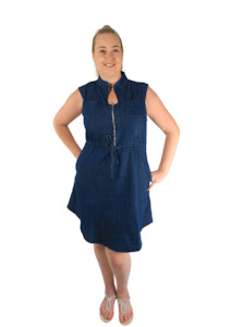 2 For 85: Olivia Zip Curved Hem Dress