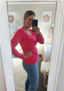 Flaps: Ella Top - Pink - SMALL