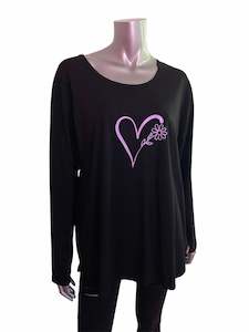 Latch Pressed: LATCH Pressed - Purple Heart on Chloe Zip Top - 2XL