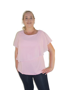 Black Friday: Violet - Chiffon Top - Pink