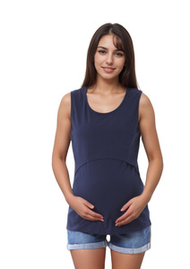 Black Items: Ivy Lift Singlet - Navy